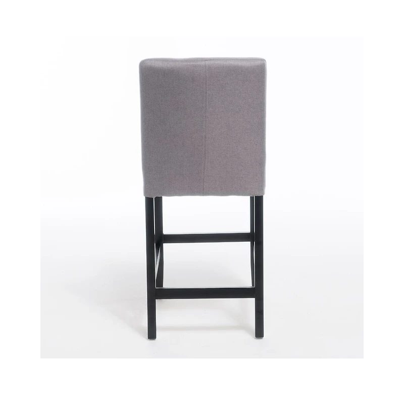 Streamdale Elegant Comfort 26-Inch Counter Stools with Soft Upholstery (Set of 2)