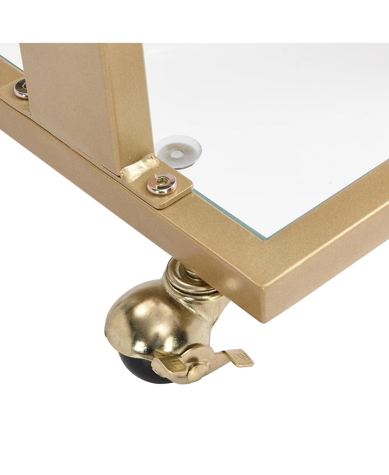 Streamdale Furniture + 1 Pc. + Acrylic Glass + Modern + C-Table for Living Room