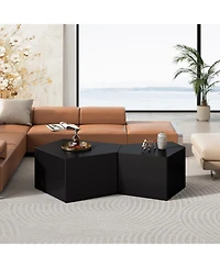 Streamdale Pentagon Nesting Coffee Table Set (Set of 2)
