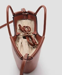 Mango Women's Mini Shopper-Style Shoulder Bag