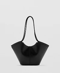 Mango Women's Shopper-Style Shoulder Bag