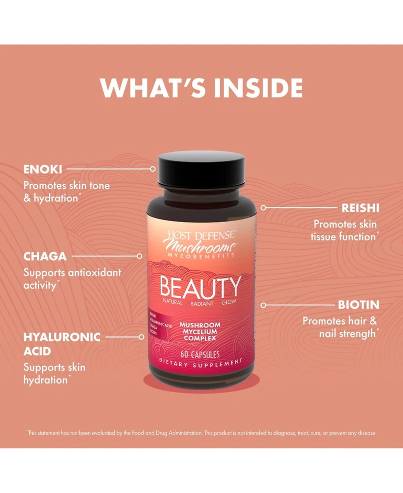 Host Defense MycoBenefits Beauty Capsules