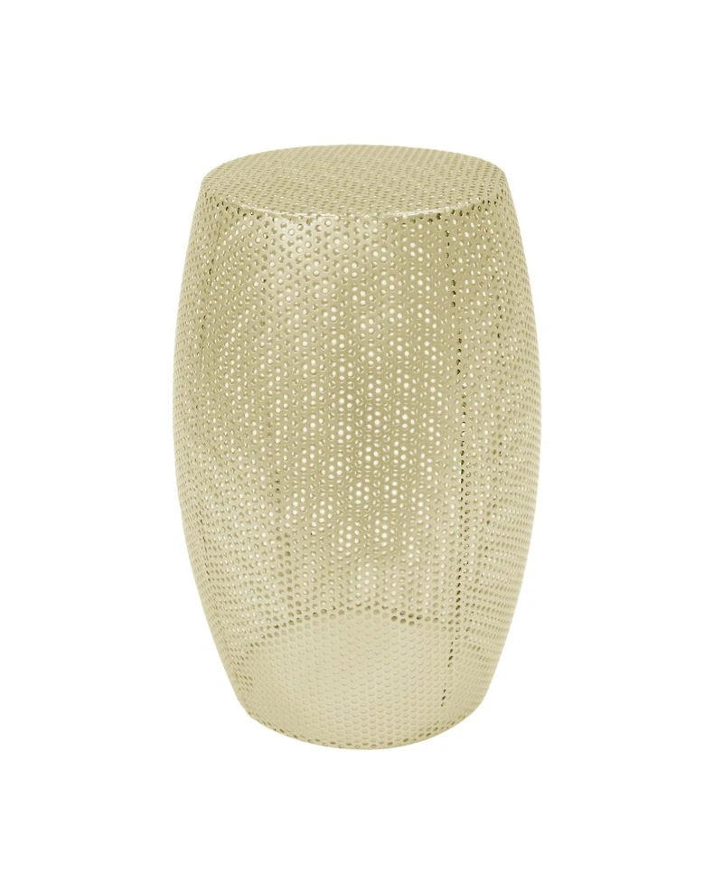 Streamdale Round Metal Hollow Side Table