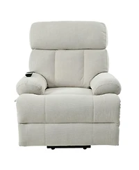 Streamdale Electric Oversized Recliner Chair for Seniors and Elderly (Light Gray)
