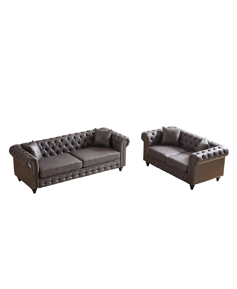 Streamdale 3+2 Seat Sofa, Modern Living Room Set