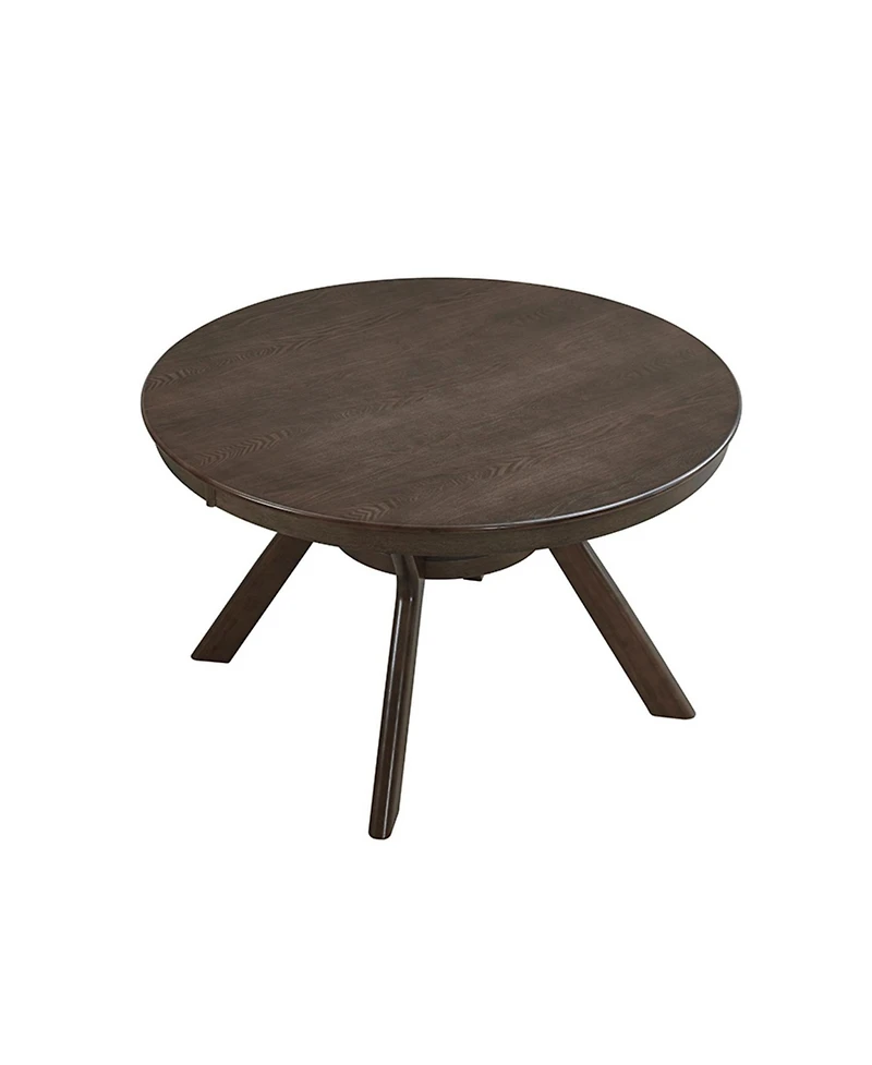 Streamdale Rubber Wood Dining Table with Trestle Base (Dark Brown)
