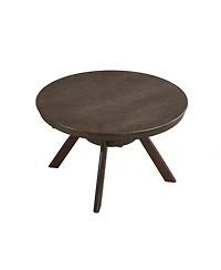 Streamdale Rubber Wood Dining Table with Trestle Base (Dark Brown)