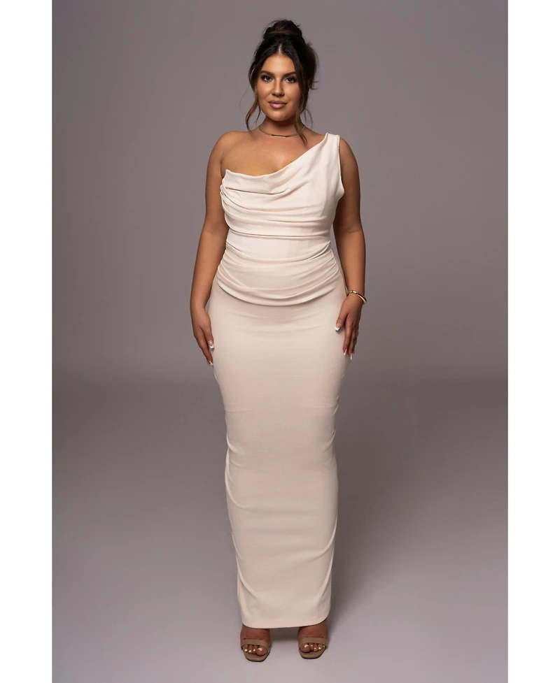 Jluxlabel Women's Krishna One Shoulder Maxi Dress
