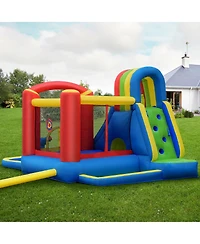 Inflatable Kid Bounce House Castle with Blower