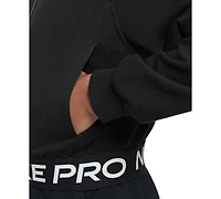 Nike Big Girls Pro Fleece Dri-fit Full-Zip Hoodie