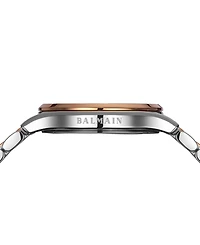 Balmain Women's Swiss Beleganza Diamond (1/20 ct. t.w.) Two-Tone Stainless Steel Bracelet Watch 28mm