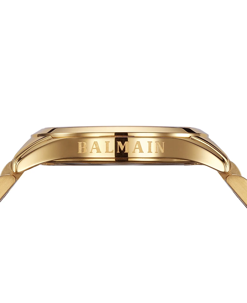 Balmain Women's Swiss Classic R Diamond Accent Gold Pvd Stainless Steel Bracelet Watch 34mm