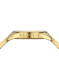 Balmain Women's Swiss Classic R Diamond Accent Gold Pvd Stainless Steel Bracelet Watch 30mm