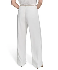 Calvin Klein Women's Belted Wide-Leg Pants