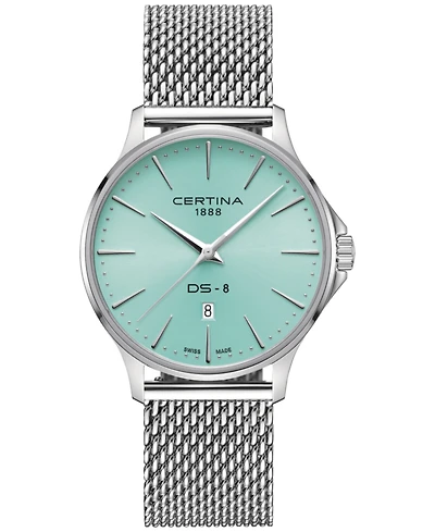 Certina Men's Swiss Ds-8 Stainless Steel Mesh Bracelet Watch 40mm