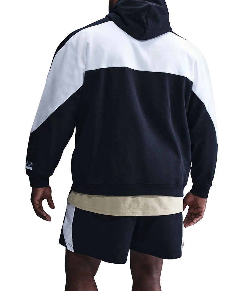 Nike Men's Air Fleece Roomy-Fit Logo-Print Hoodie