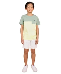 B By Brooks Brothers Big Boys Colorblock Pocket T-Shirt