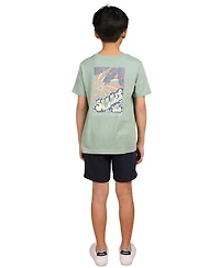 B By Brooks Brothers Big Boys Summer Graphic T-Shirt