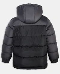 Reebok Big Boys Color Blocked Promo Long Sleeve Puffer Jacket