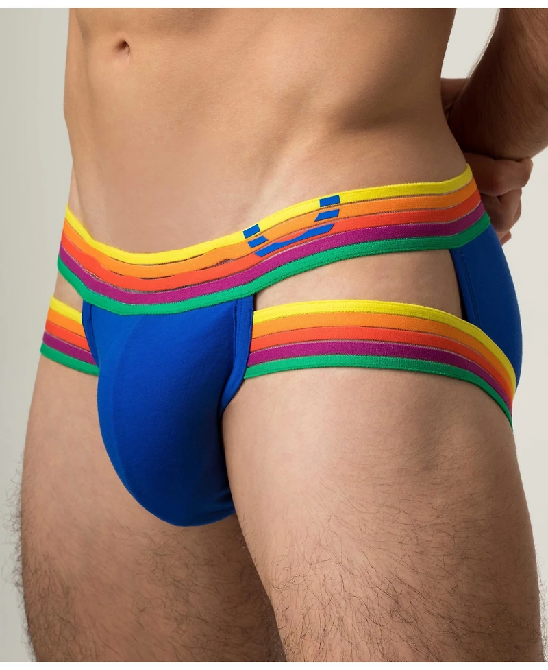 Rounderbum Men's Rainbow Rush Holster Brief