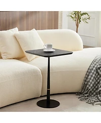 Streamdale Mdf with metal feet, square shape, located in living space and lounge area, black
