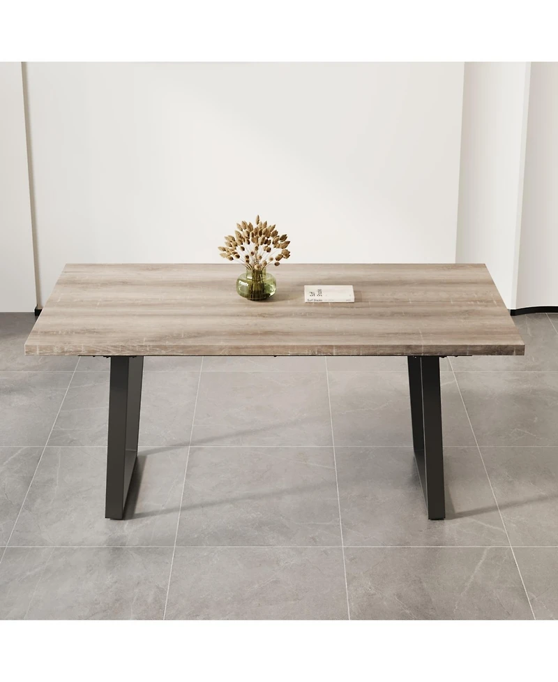 Streamdale Modern 6-Person Dining Table (62.9