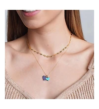 The Lovery Amethyst Heart Charm 14K Gold - 14 millimeters