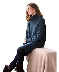 Celtic & Co. Women's Geelong Turtleneck Knee Length Dress