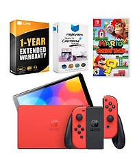 Nintendo Switch Oled Mario Red Edition with Mario vs. Donkey Kong