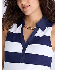 Motherhood Maternity Maternity V-Neck Sleeveless Polo Top - Motherhood