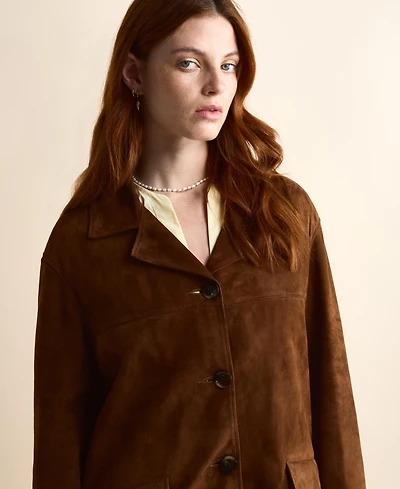 Furniq Uk Women's Suede Jacket, Created for Macy's