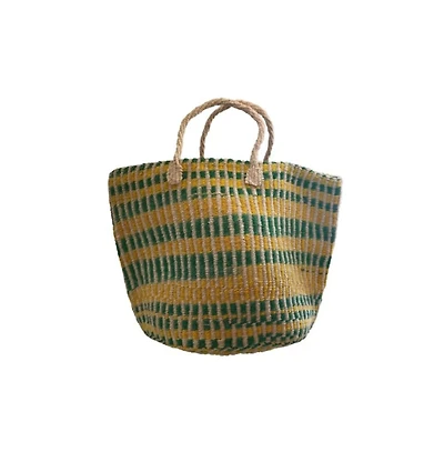 Citrus Large Handmade Sisal Sustainable Basket Tote