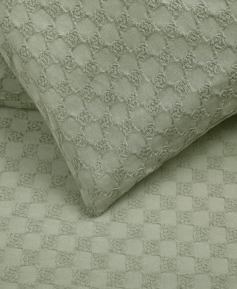 Brooklyn Loom Woven Texture 3-Pc. Comforter Set, King