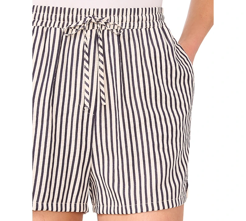 CeCe Women's Elastic-Waist Pull-On Drawstring Shorts