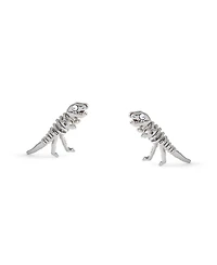 Coach Faux Stone Signature Skeletal Rexy Stud Earrings