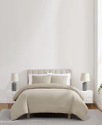 Cannon Heritage Cotton Waffle 3-Pc. Duvet Cover Set, Full/Queen