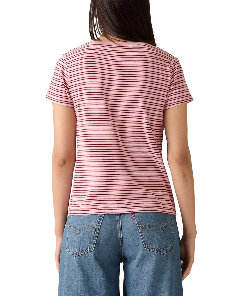 Levi's Women's Perfect Cotton V-Neck Short-Sleeve T-Shirt