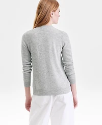 Charter Club Women's Long-Sleeve 100% Cashmere Crewneck Sweater, Macy's Exclusive
