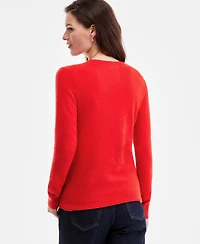 Charter Club 100% Cashmere Women's V-Neck Long-Sleeve Sweater, Macy's Exclusive
