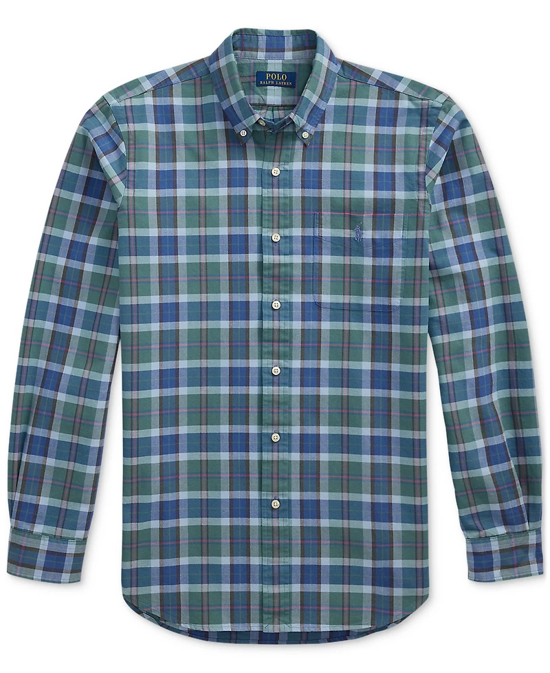 Polo Ralph Lauren Men's Classic-Fit Plaid Oxford Shirt