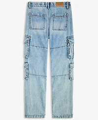 abercrombie kids Boys Baggy Denim Cargo Pants