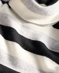 Charter Club Women's 100% Cashmere Multi-Stripe Turtleneck Sweater, Macy's Exclusive