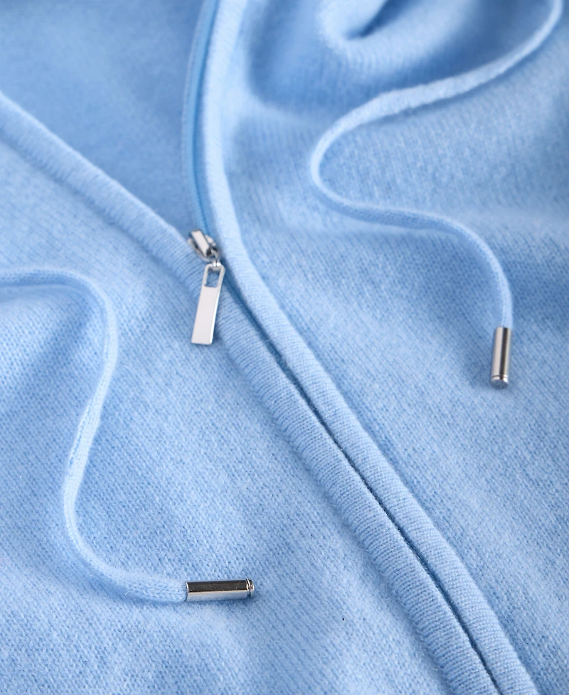 Charter Club Women's 100% Cashmere Zip Hoodie, Macy's Exclusive