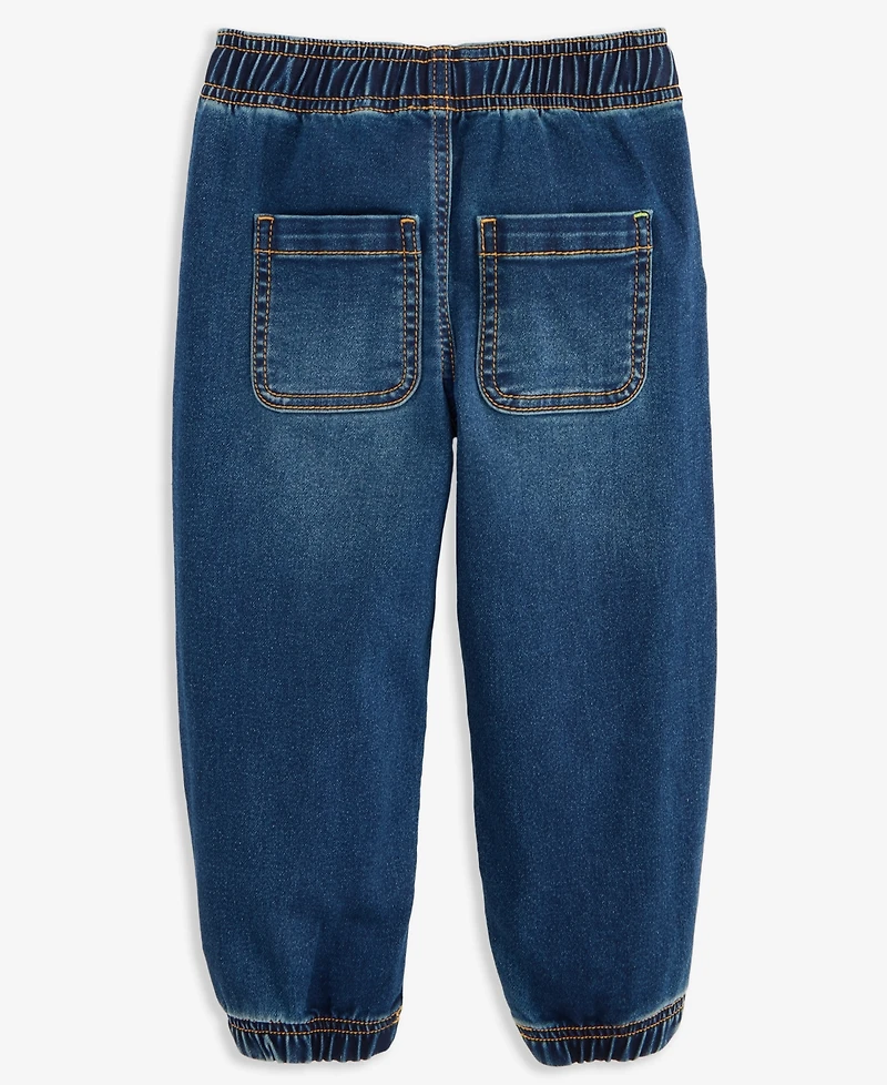 Epic Threads Toddler Boys 2T-4T Super Soft Stretch Knit Denim Jogger Jeans, Exclusively at Macy's