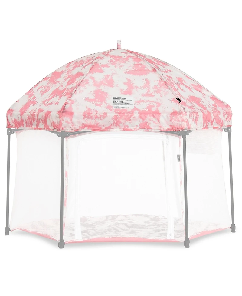 Dream On Me Onyx Playpen Canopy, Blush Pink
