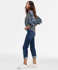 Liverpool Los Angeles Women's Marley Girlfriend Cuffed Jeans