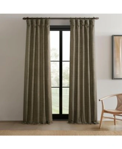 Raw Weave Linen Curtains 2 Panels Window Curtains Drapes Rod Pocket Bedroom Curtains 50 Inches Wide Linen Drapes.