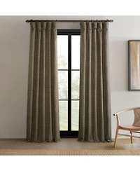 Raw Weave Linen Curtains 2 Panels Window Curtains Drapes Rod Pocket Bedroom Curtains 50 Inches Wide Linen Drapes.