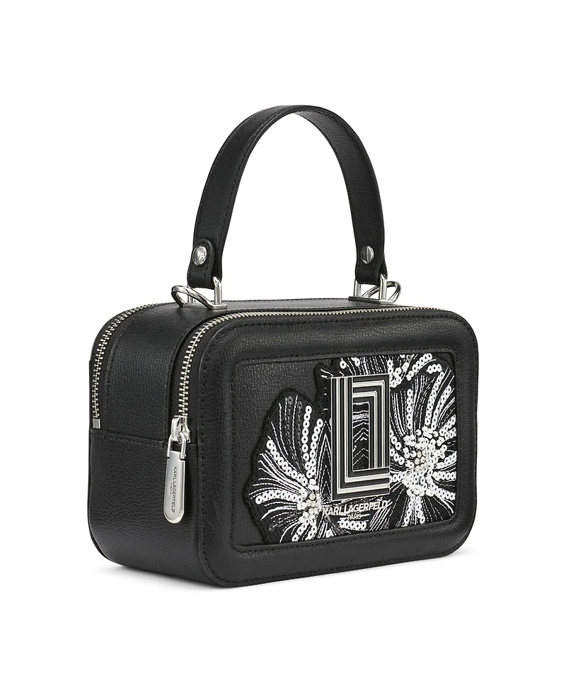 Karl Lagerfeld Paris Simone Embellished Camera Crossbody