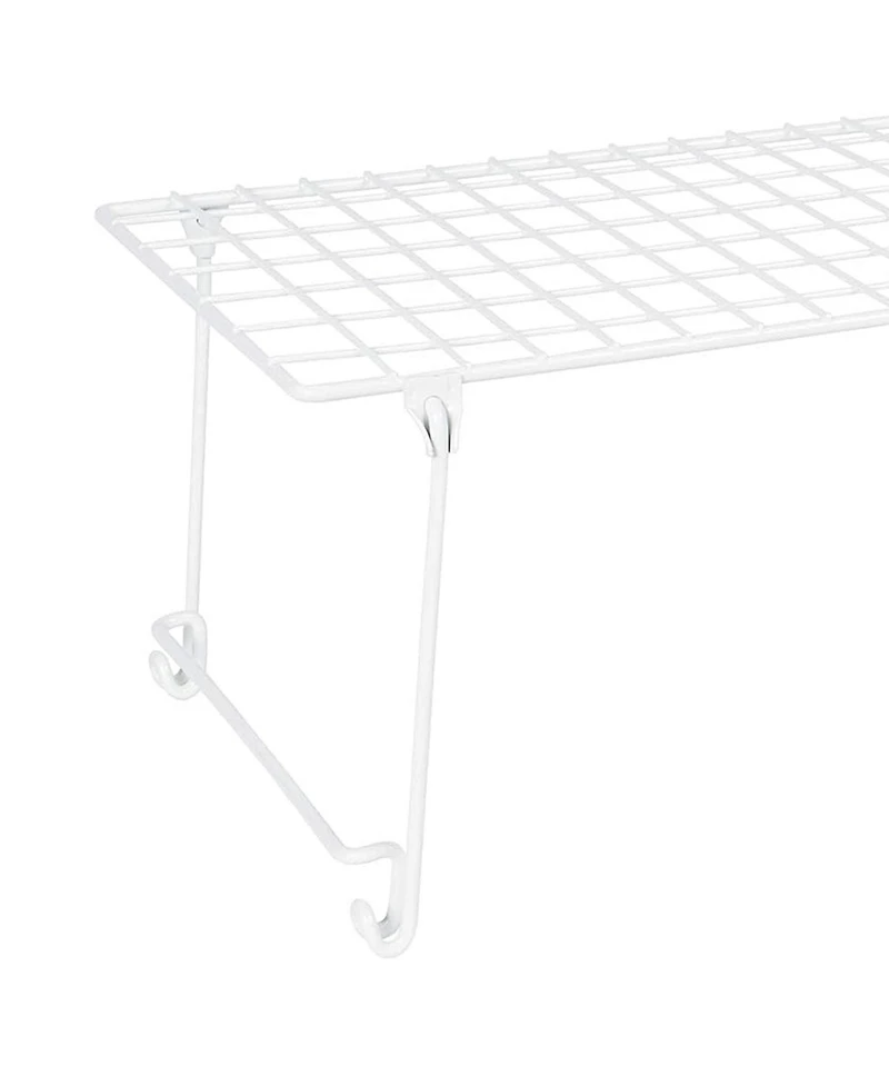 ClosetMaid Stack & Hang 21.5x10.75x7.87'' Stainless Steel Wire Shelf Unit, White
